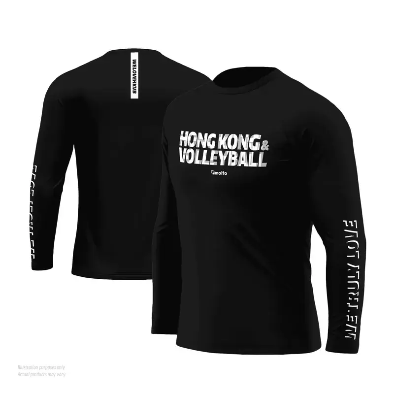 Motto | WELOVEHKVB Long Sleeve Training Tee [黑白] (XS)
