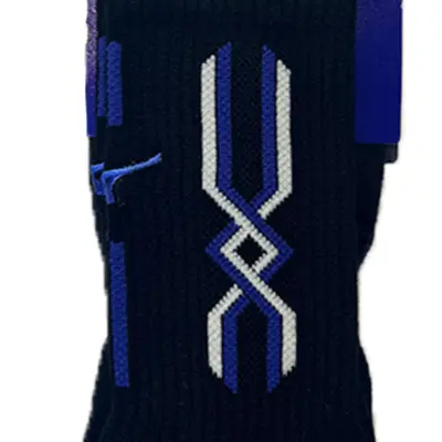 Mizuno | 運動襪 [黑/藍白] (S (22-25cm))