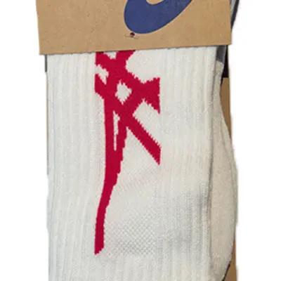 Asics | 運動襪 [白/紅] (S (22-25cm))