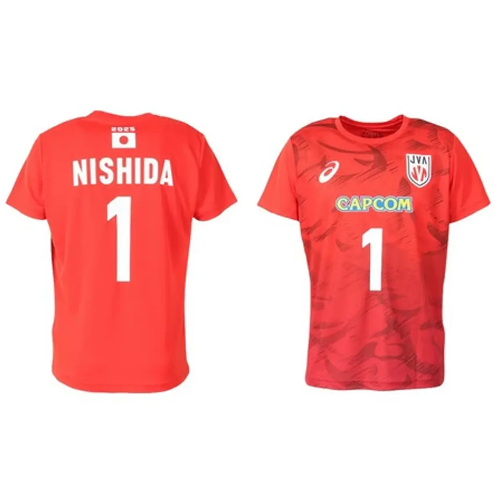 Asics | 日本男排 應援球衣2025 (1-NISHIDA) (M)