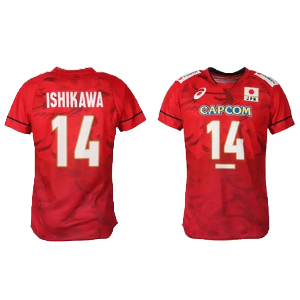 Asics | 日本男排球衣 復刻版2025 (14-ISHIKAWA) (XL)