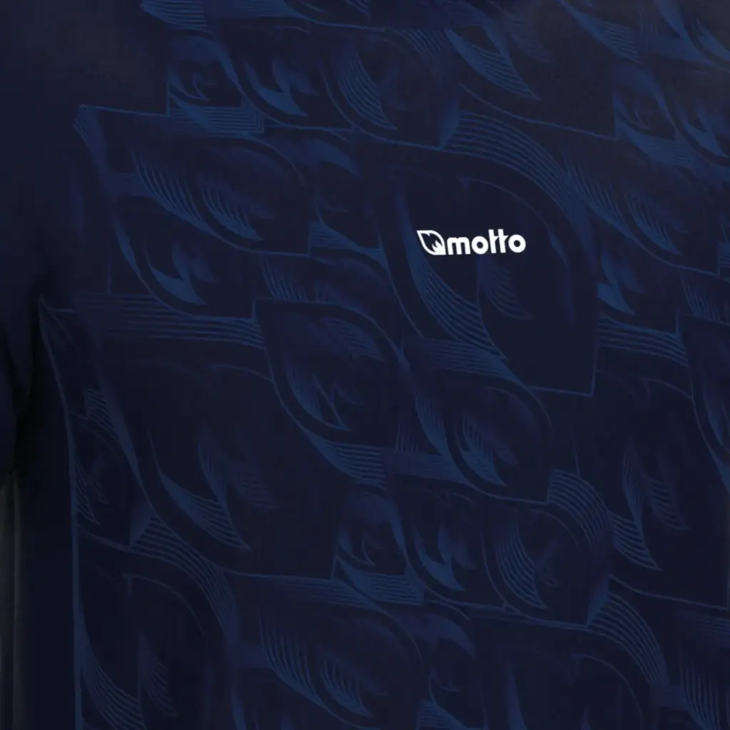 Motto | Fire Motif T-shirt [藍] (XS)