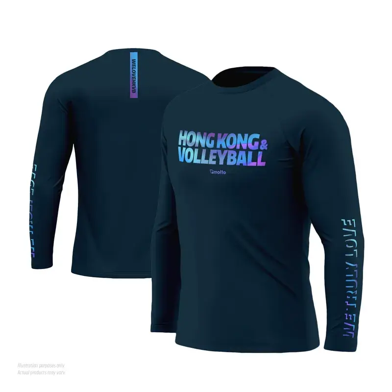 Motto | WELOVEHKVB Long Sleeve Training Tee [極光藍] (XS)