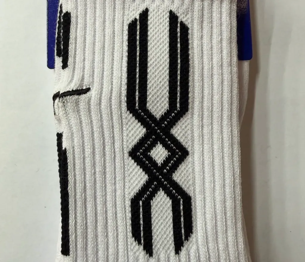 Mizuno | 運動襪 [白/黑] (S (22-25cm))
